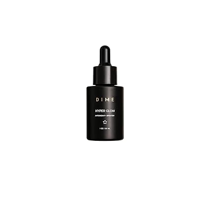 DIME Beauty Hyper Glow Serum, 15% Vitamin C Face Serum for Brightening Dull Skin, Dark Spot Corrector Serum, 1 oz / 30 ml