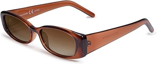 VANLINKER Trendy Small Polarized Rectangle Sunglasses for Women Men Retro 90s Shades VL9787