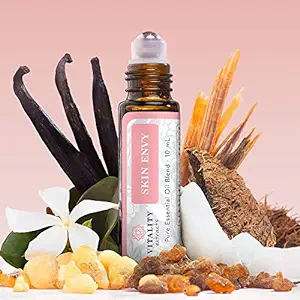 Vitality Extracts Skin Envy - Face Moisturizer Serum, Coconut Oil, Collagen, Vitamin E, Vegan, Frankincense Essential Care, Sandalwood Soothing