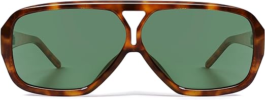 VANLINKER Retro 70s Square Aviator Sunglasses Women Men Trendy Vintage Rectangle Polarized Sunnies VL9792