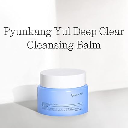 Pyunkang Yul [PKY] Deep Clear Cleansing Balm, All in One Facial Cleanser for Heavy Makeup Removal, Moisturized Finish with Plant Based Oil, Korean Skincare (3.38 Fl.Oz, 100ml)