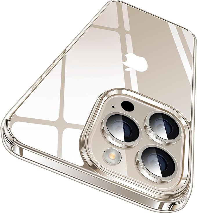 CASEKOO for iPhone 15 Pro Case Crystal Clear, [Never Yellow Technology] [10FT Mil-Grade Protection] Transparent Slim Cover Women Men 15 Pro Phone Case 6.1 inch, Clear