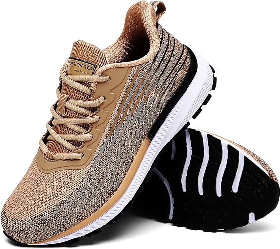 DUORO Men's Walking Shoes Trail Running Shoes Breathable Lightweight Athletic Gym Non Slip Tennis Shoes for Men