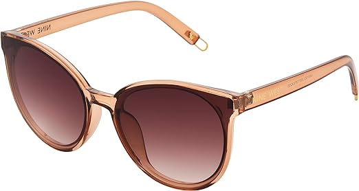 Nine West Women's Sima Round Sunglasses