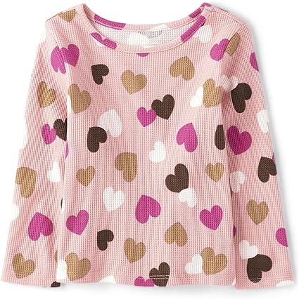 The Children's Place Baby Girls' and Toddler Long Sleeve Thermal Shirt