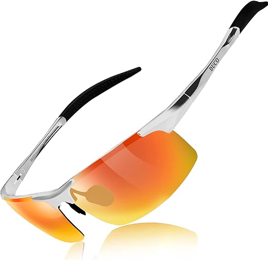 DUCO Mens Sports Polarized Sunglasses UV Protection Sunglasses for Men 8177s