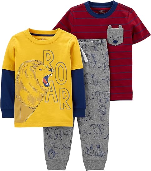 Simple Joys by Carter's Toddlers and Baby Boys' 3-Piece Playwear Set