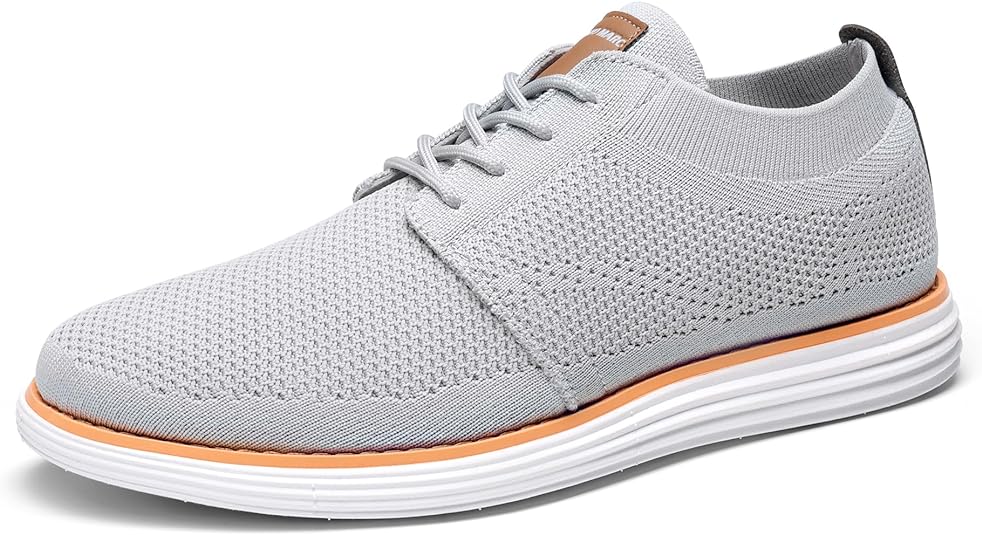 Bruno Marc Men's Mesh Sneakers Oxfords Lace-Up Lightweight Casual Walking Shoes