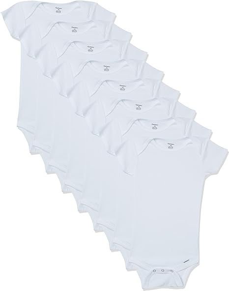 Gerber unisex-baby 8-pack Short Sleeve Onesies Bodysuits