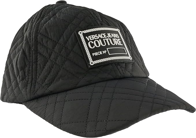 Versace Jeans Couture Black Signature Baseball Cap for Mens