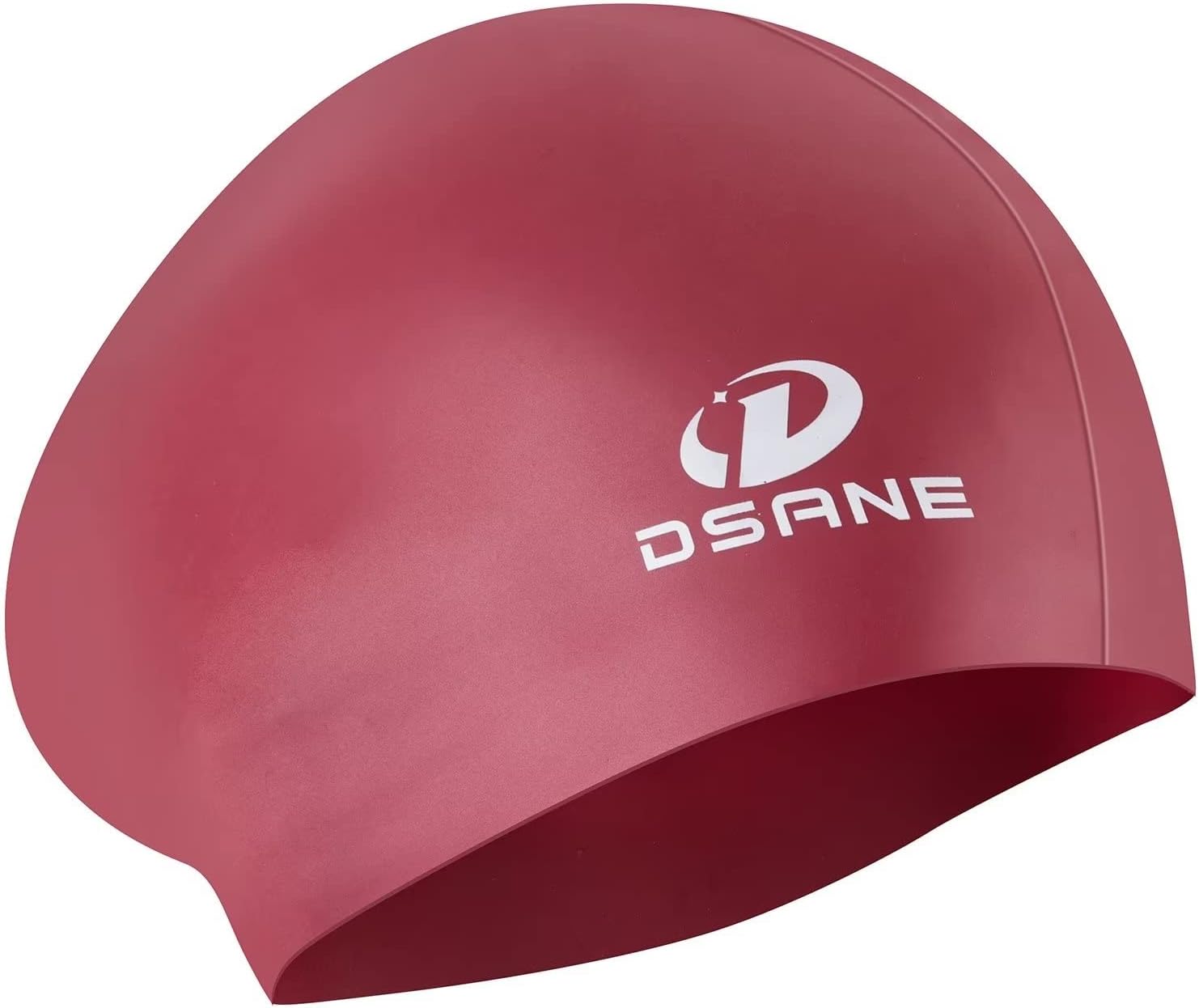 Womens Silicone Swim Cap for Long Hair,3D Ergonomic Design Silicone Swimming Caps for Women Kids Men Adults Boys Girls with Ear Plug and Nose Clip