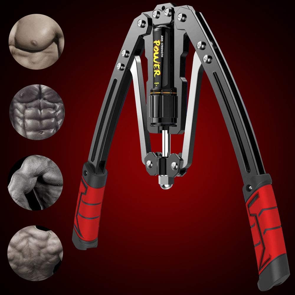 BESTHLS Hydraulic Power Twister Upper Body Machine - Adjustable 22-440lbs Hydraulic Power for Home Chest Expander, Shoulder Muscle Training Fitness...