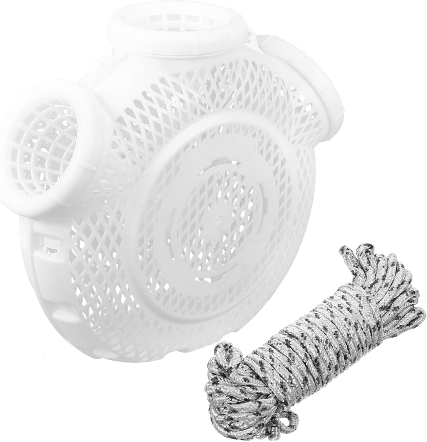 BRIGHTFUFU 1 Set Fishing Cage Reusable Crab Traps Fishing Traps Net Minnow Catching Cage Crab Pots Small Lobster Net Portable Crab Fish Net Fishing Netting...