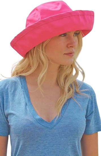Oversized Womens Bucket Hat for Summer UV Protection Fashionable Travel Sun Hat Breathable Foldable Packable Hat Wide Brim