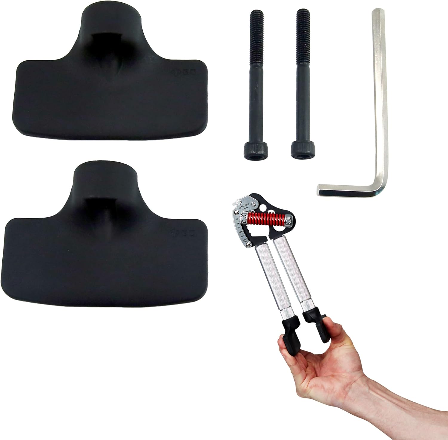 GD Pinch Grip for GD IRON GRIP EXT model, Finger Strengthener Hand Grip Exerciser Strengthener Premium Adjustable Hand Gripper for Climber