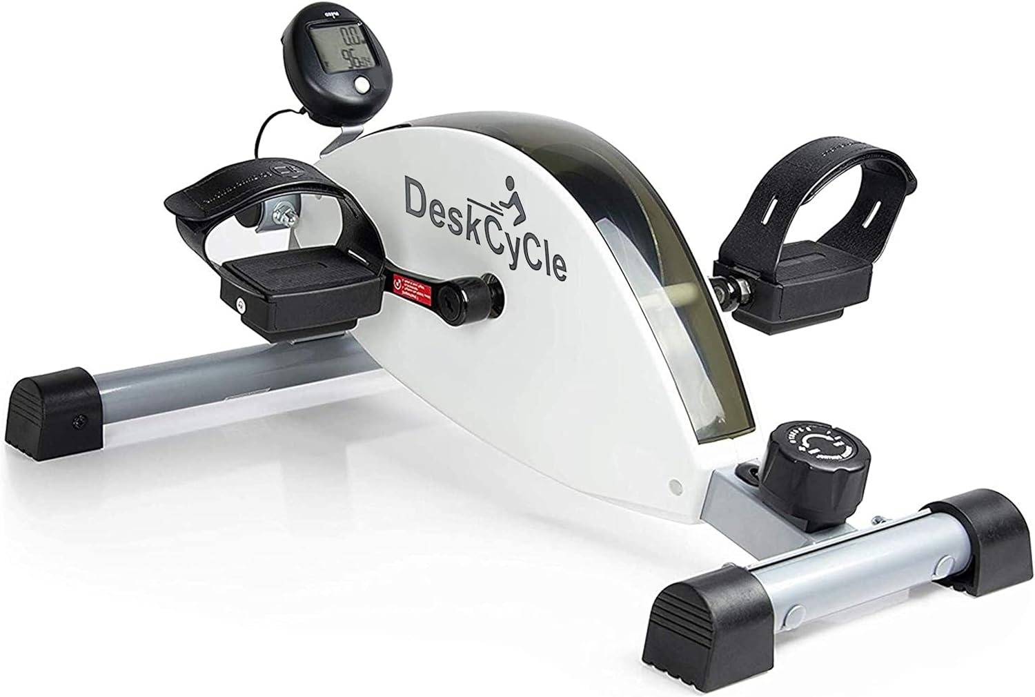 DeskCycle Under Desk Bike Pedal Exerciser - Mini Exercise Bike Desk Cycle, Leg Exerciser for Physical Therapy & Desk Exercise - Adjustable Leg and...
