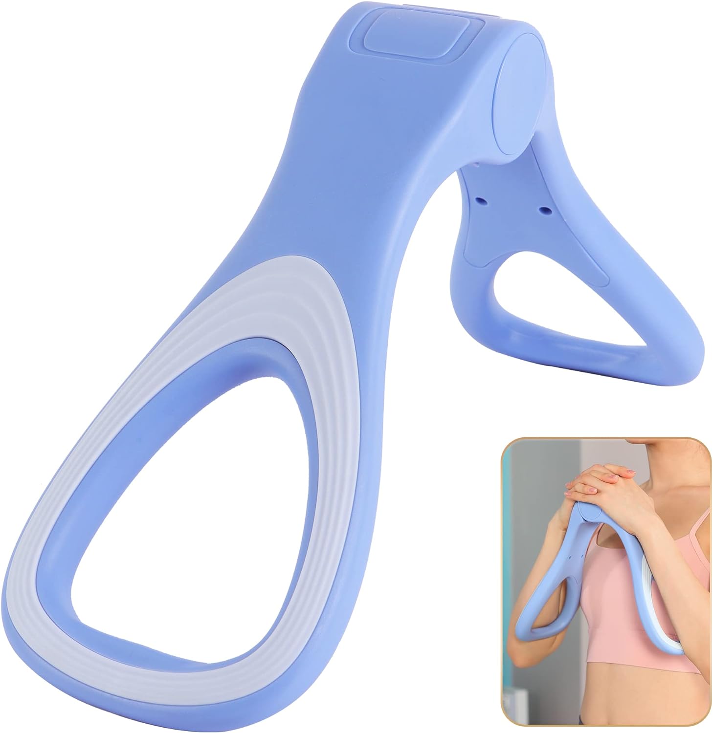 SoYoSaltBae Thigh Master - Portable Exerciser for Inner Thighs, Legs, Arms, Butt, Hips - S Shape Design - Slimming & Toning Device for Men & Women -...