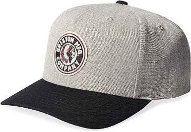 Brixton Rival Medium Profile Adjustable Snapback Hat, One Size