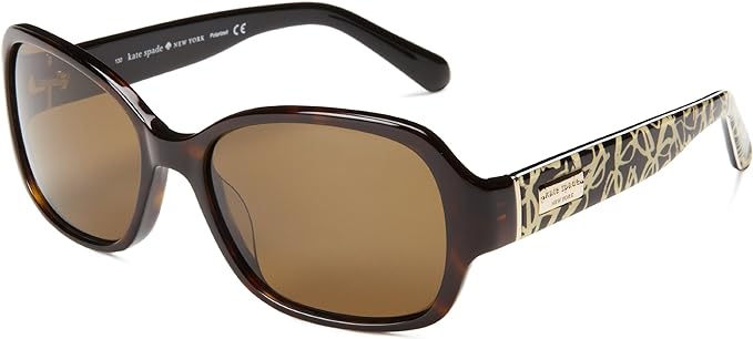 Kate Spade New York Women's Akira Polarized Rectangular Sunglasses