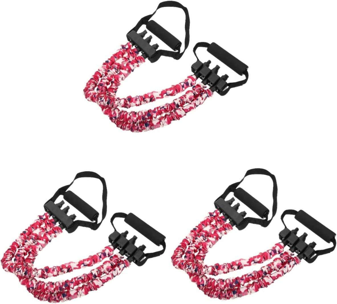 BESPORTBLE 3pcs Fitness Elastic Band Thigh Bicep Bands Sit up Exercise Situps Equipment Flexibility Equipment Stretching Home Fitness Equipment Motion Pro t...