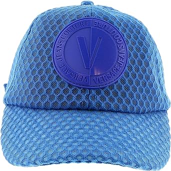 Versace Jeans Couture Bright Blue Medallion Baseball Cap for Mens