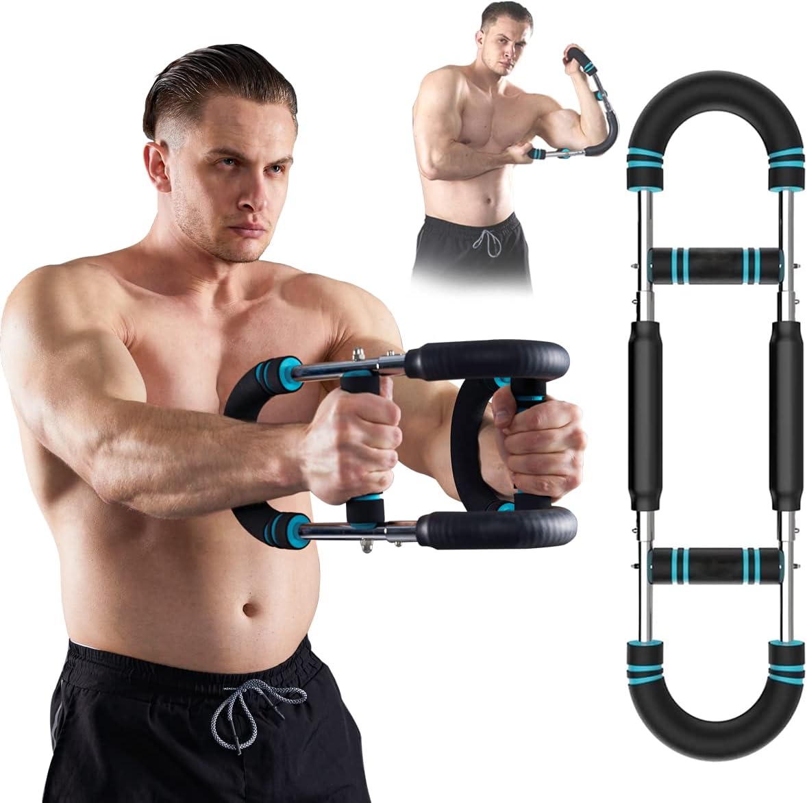 HOTWAVE Ultimate Twister Arm Exerciser.Adjustable Chest Expander, Forearm Enhanced Exercise Strengthener.Upper Body Strength Training Machine.Portable...