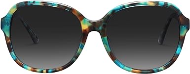 CARFIA Fashion Polarized Sunglasses for Women UV Protection Hand-crafted Acetate Frame Retro Big Oversized Sun Glasses 2024