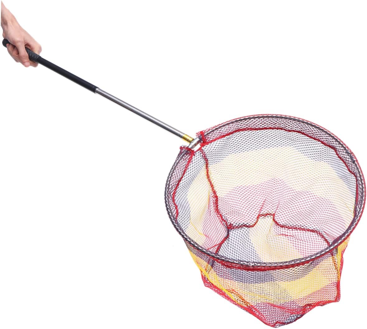 Sosoport 2pcs Catcher Toy Fishing Landing Mesh Fly Fishing Net Telescopic Fishing Net Kids Fishing Net Crab Nets