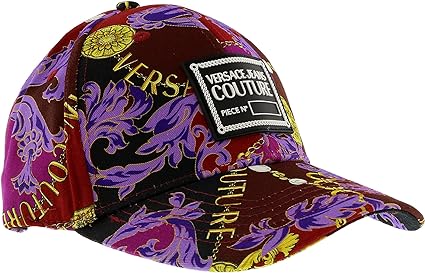 Versace Jeans Couture Multi/Gold Signature Baseball Cap for Mens