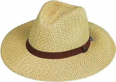 Wallaroo Hat Company – Men’s Outback Fedora – UPF 50+ Sun Protection, Wide Brim, Packable Design and Adjustable Sizing