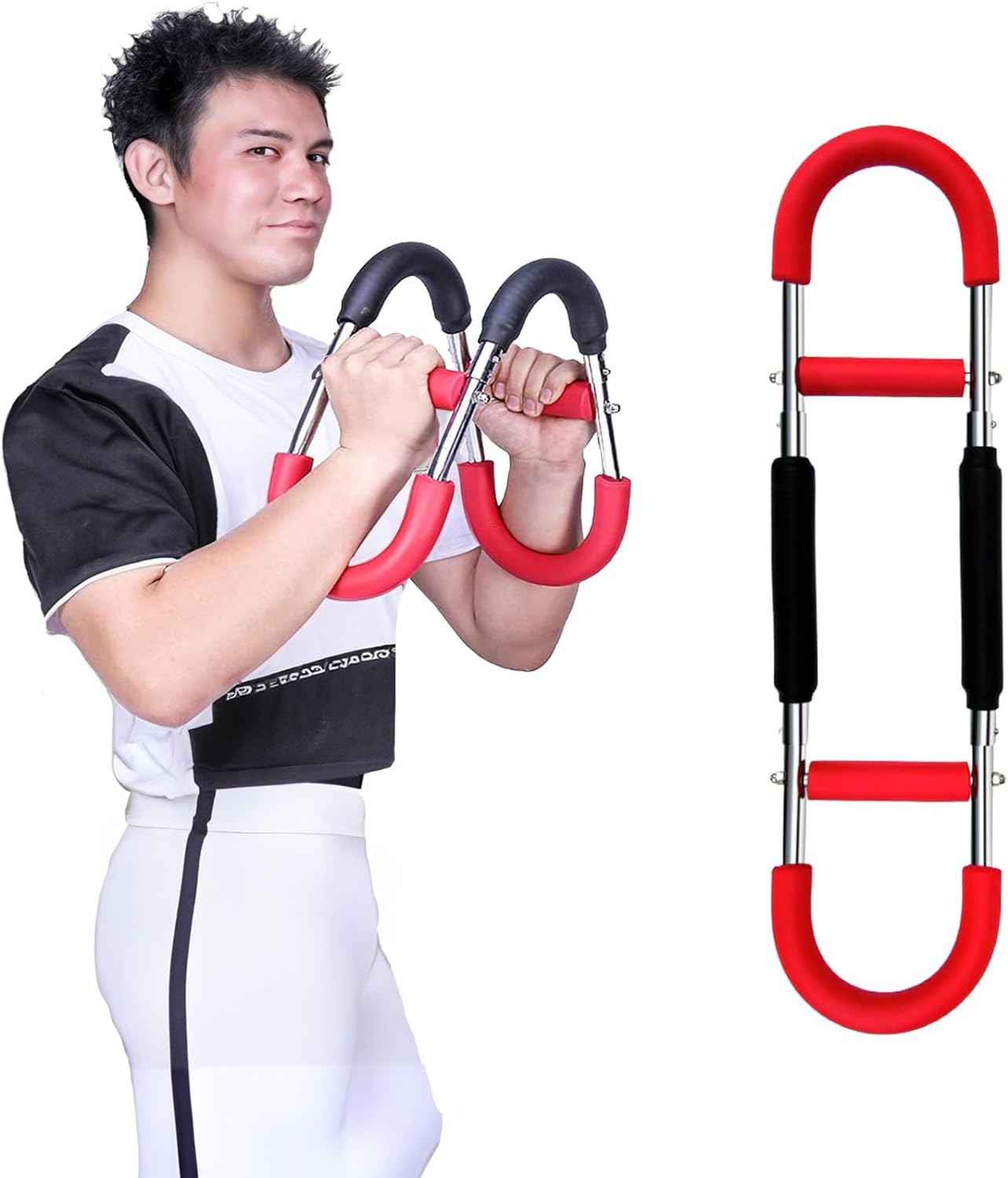 Chest Workout Equipment, Twister Arm Exerciser is Suitable for Training Various Muscles Including The Biceps, Triceps, Forearms, and Shoulders.