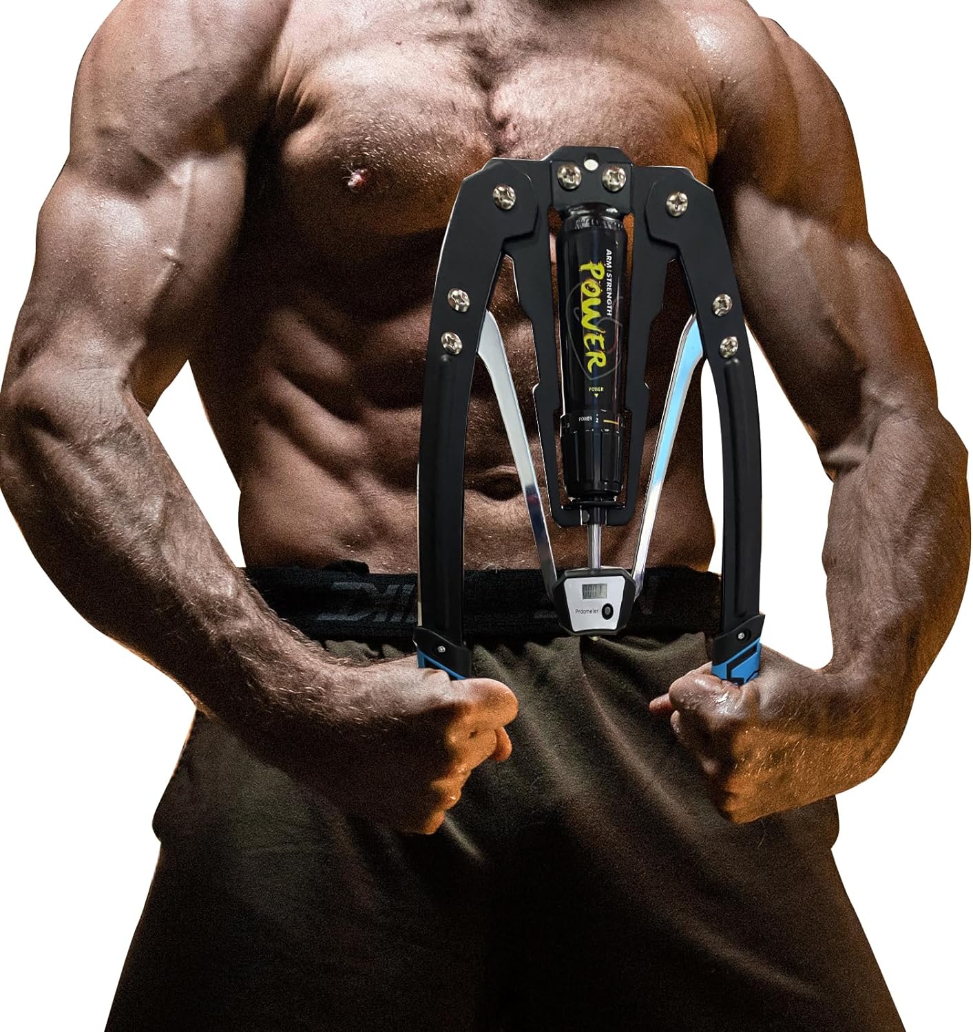 Chest Expander Arm Exercise Equipment,New Hydraulic Power Twister Spin Button 10 Gears Adjustable 22-440lbs,Thickened Carbon Steel, Handle Wear-Resistant...