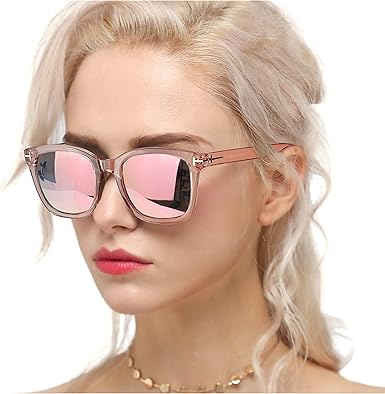 Myiaur Fashion Sunglasses for Women Polarized Driving Anti Glare UV400 Protection Stylish Design
