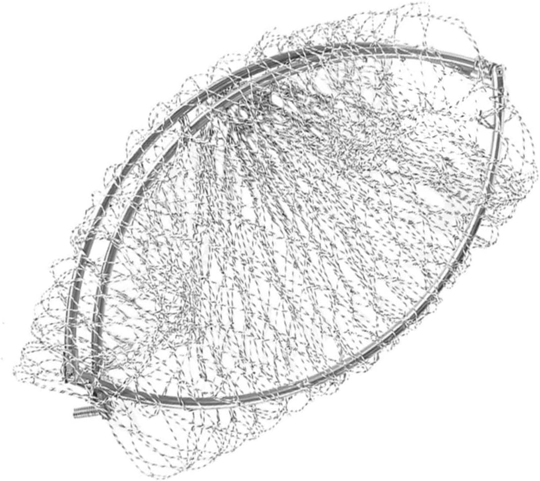 Anneome Folding Fishing Net Fishpond Nets Aquarium Landing Trout Net Fishing Nets Net Replacement for Fly