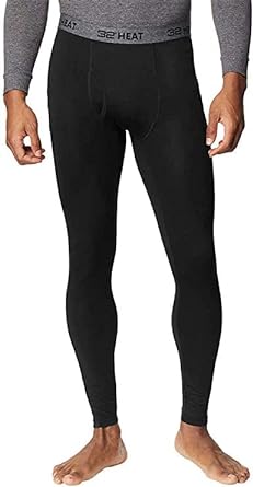 32 Degrees Men's 2-Pack Performance Lightweight Thermal Baselayer Legging Pant