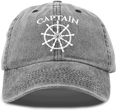DALIX Captain Hat Sailing Baseball Cap Navy Gift Boating Men Women Vintage