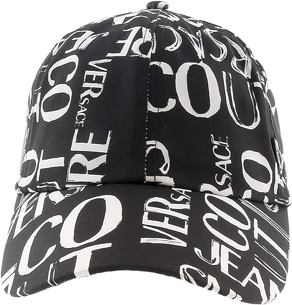 Versace Jeans Couture Men Baseball Cap Black - White