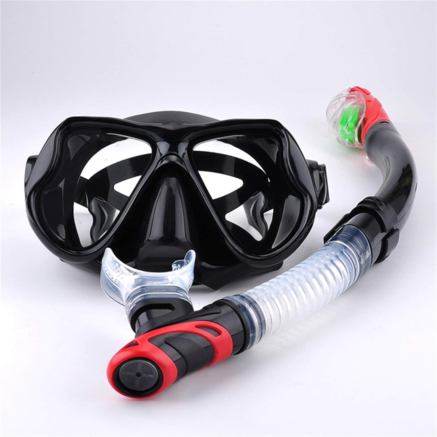 EVANEM HZH Diving Masks Snorkelling Mask Swimming Glasses Snorkel Set Anti-Fog Swim Goggles Full Dry Breathing Tube Scuba Diving Snorkeling Swim Equipment...