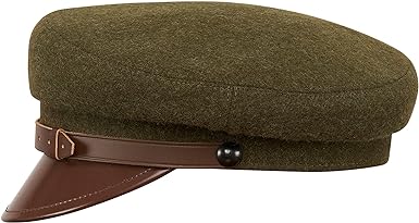 Sterkowski Maciejowka Model 1 Cap | 100% Woolen Breton Cap | Polish Traditional Military Peaked Mens Vintage Hat