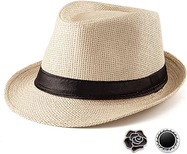 Straw Fedora Hat Mens Fedora Hats for Men Trilby Hat Sun Hat Panama Hat Wool
