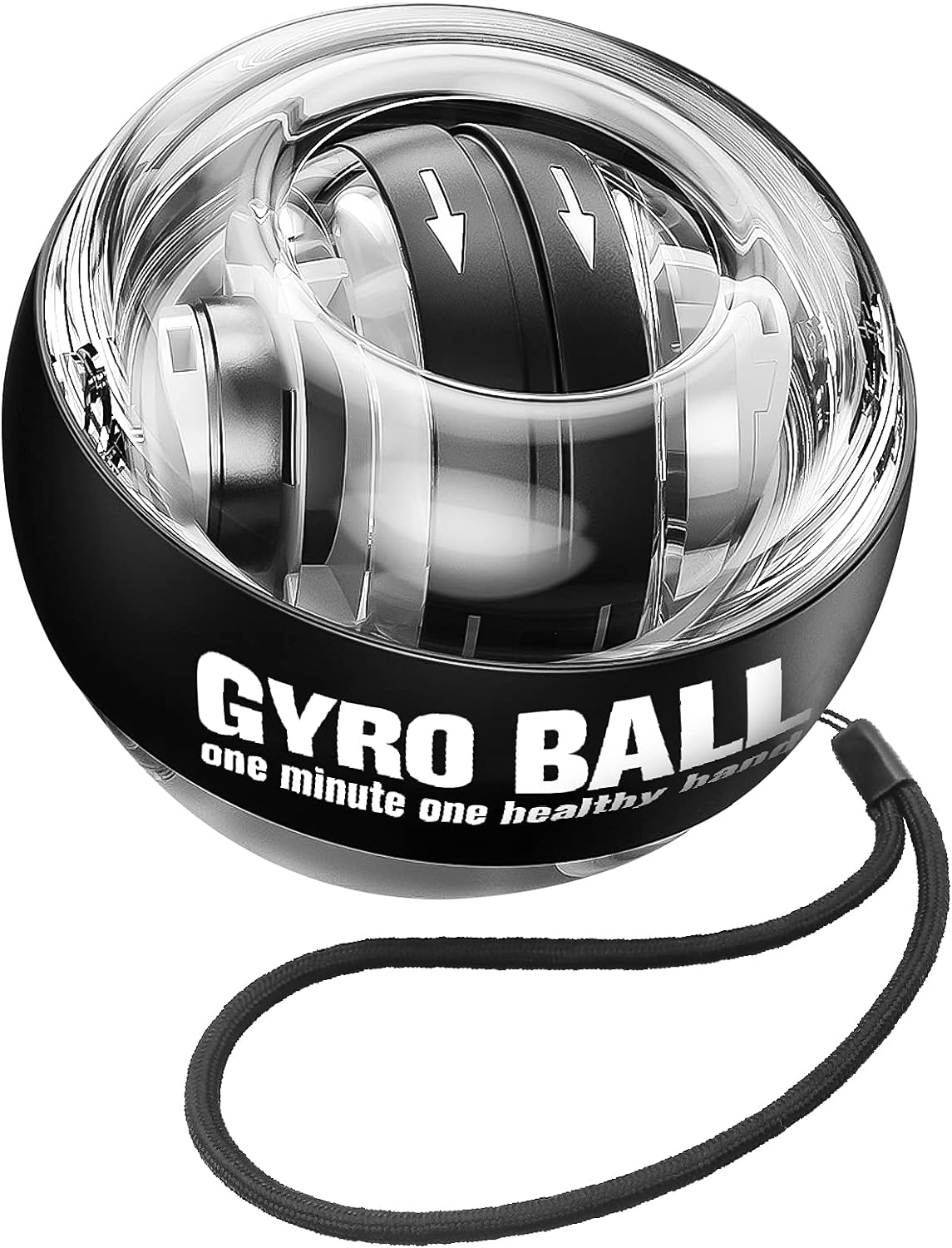 JIN BD Wrist Trainer Ball Auto-Start Wrist Strengthener Gyroscopic Forearm Exerciser Gyro Ball for Strengthen Arms, Fingers, Wrist Bones and Muscles