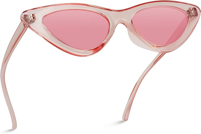 WearMe Pro - Retro Vintage Tinted Lens Cat Eye Sunglasses