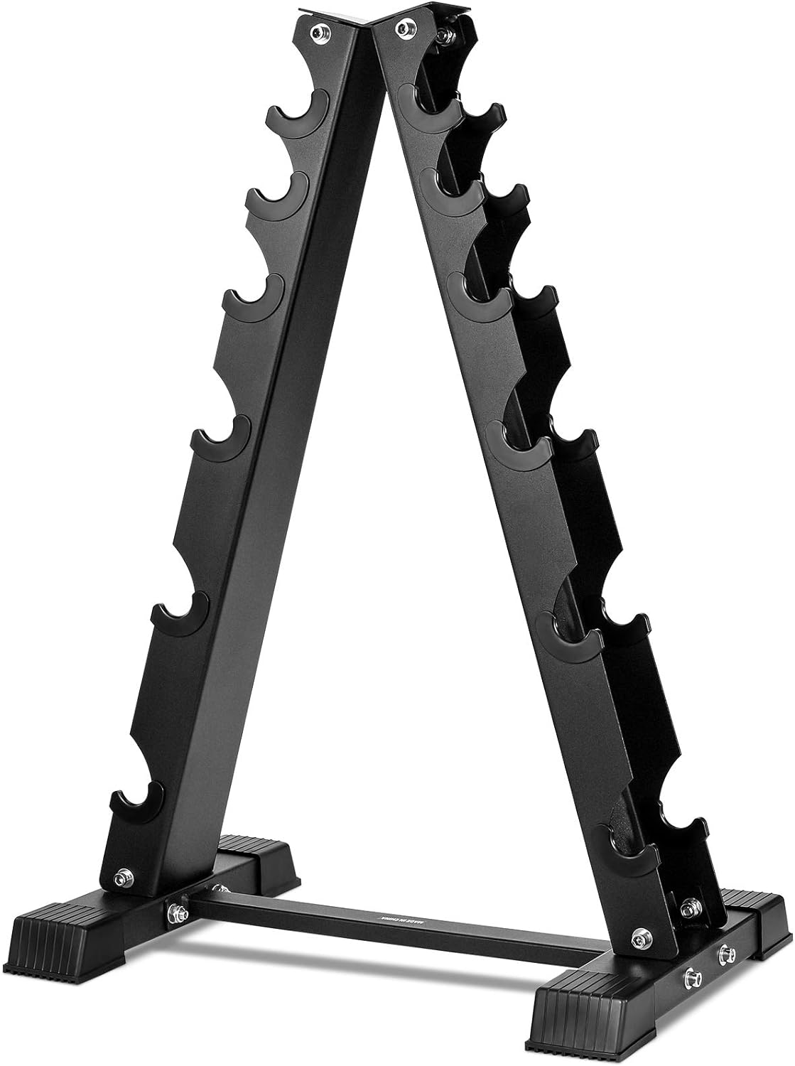 AKYEN Dumbbell Rack Stand Only, Weight Rack for Dumbbells Compact A-Frame Home Gym Space Saver (150/480/570/800 LBS Weight Capacity, 2022 New Version)