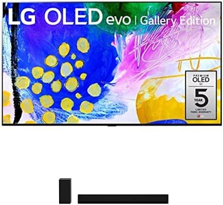 LG 97-Inch Class OLED evo Gallery Edition G2 Series Alexa Built-in 4K Smart TV (OLED97G2PUA, 2022) GX Sound Bar with Subwoofer, OLED Gallery TV Matching, 3...
