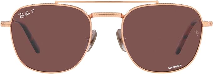Ray-Ban Rb8258 Frank Ii Titanium Pilot Sunglasses