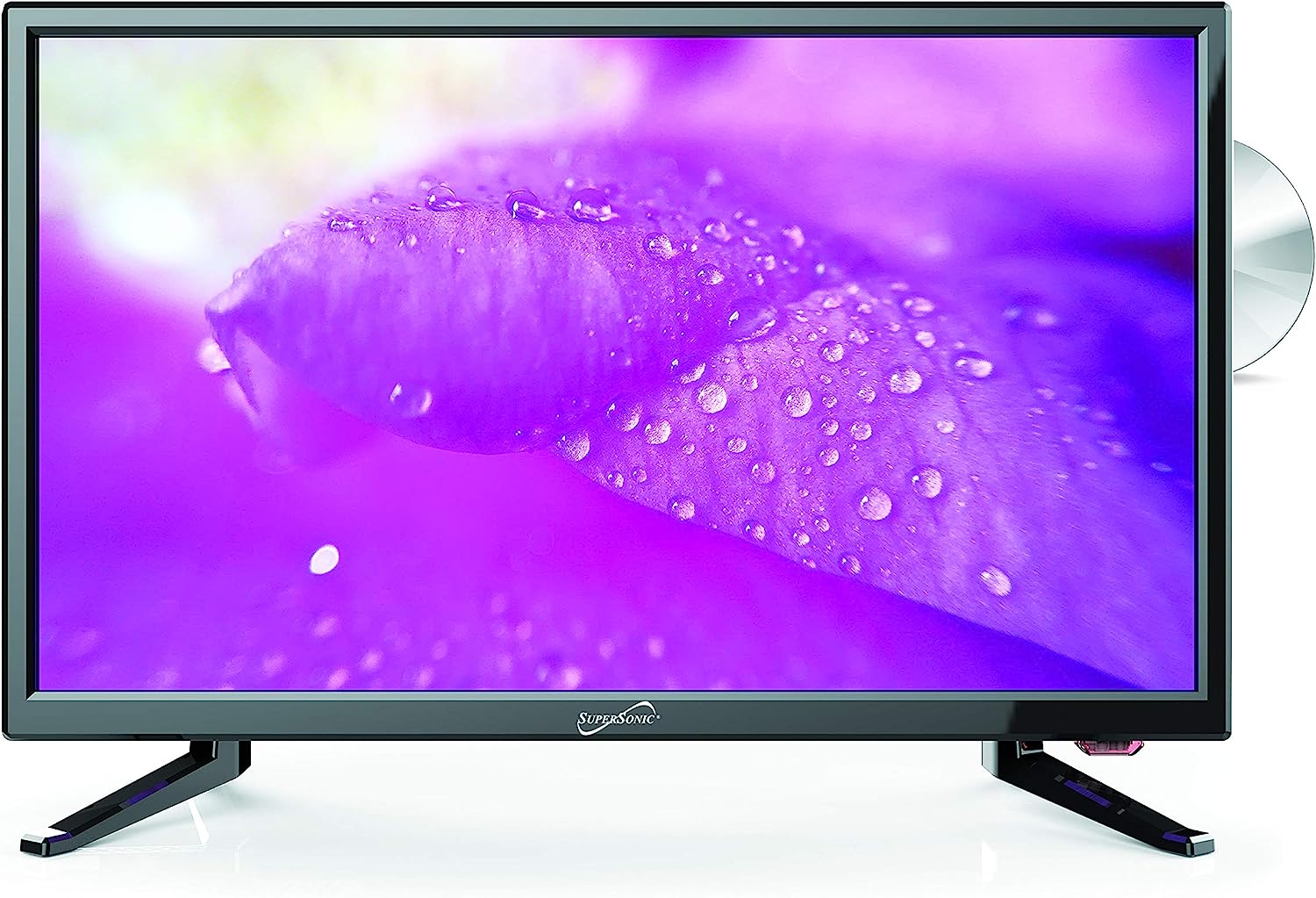 Supersonic SC-2212 22-Inch HDTV with Stunning 1080p Quality, Vibrant Colors, DVD Player, HDMI, USB, PC Monitor and AC/DC Compatibility - Perfect RV &...