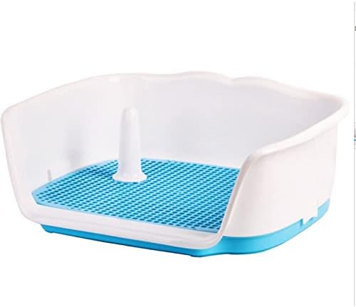 TJLSS Dog Toilet Medium Small Dog Automatic Potty Urinal Large Dog Urinary Basin Flushing Pet Dog Supplies (Color : Blue)