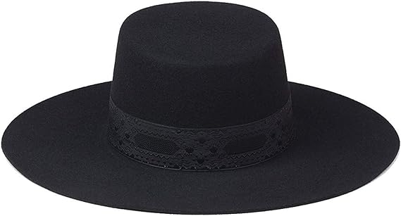 Lack of Color Women's The Sierra Gold Wide-Brimmed Wool Boater Hat