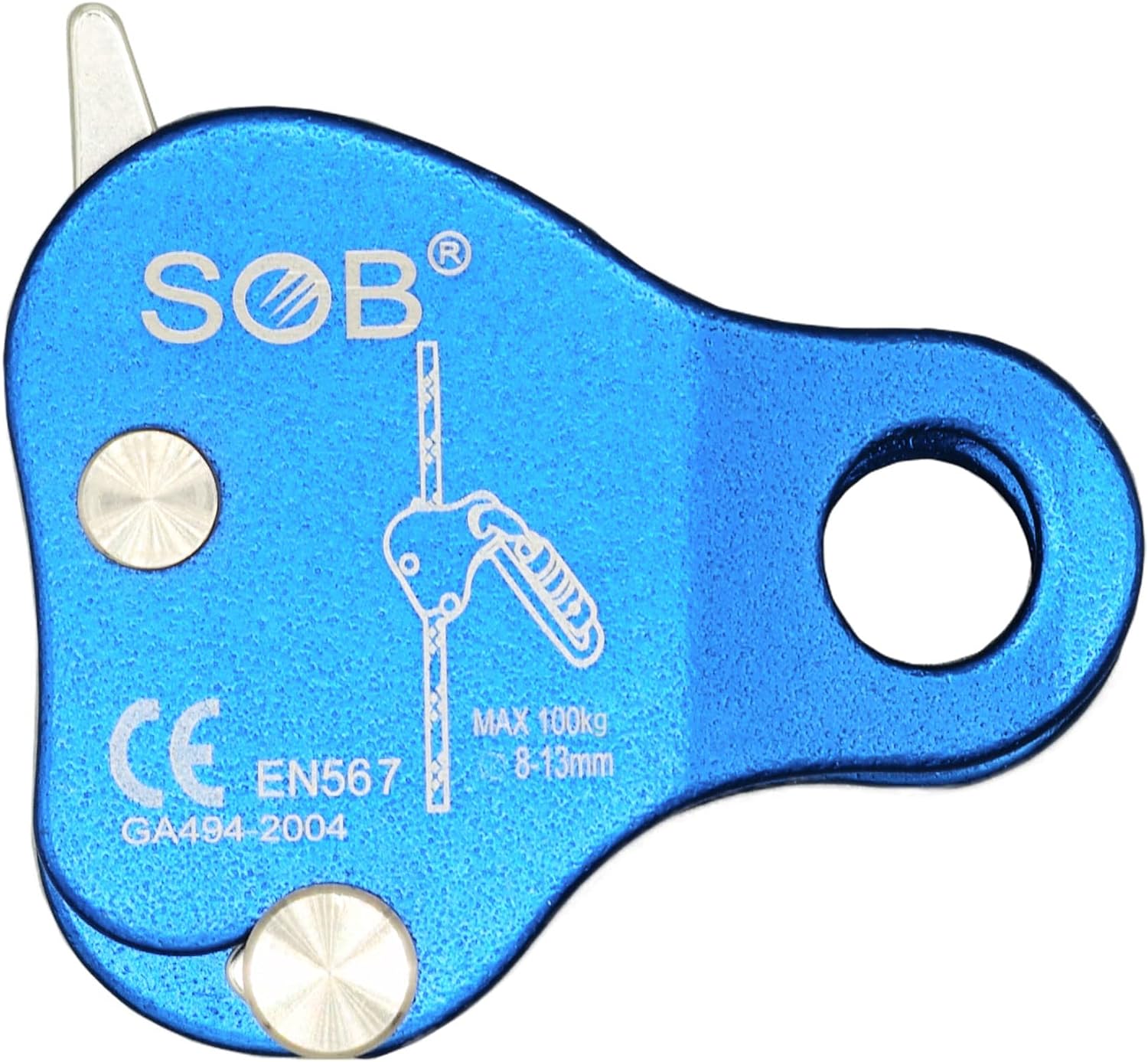 SOB Climbing Fall Protection Device The Riser Protects The Aluminum Magnesium Alloy Rope Clip, which is Used for high-Altitude Operation and Rescue During...
