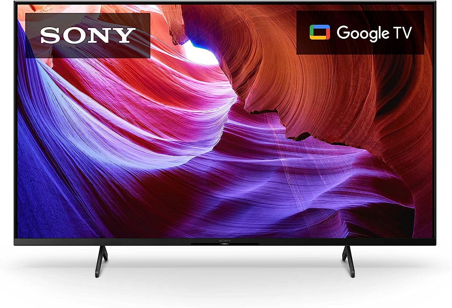 Sony 43 Inch 4K Ultra HD TV X85K Series: LED Smart Google TV(Bluetooth, Wi-Fi, USB, Ethernet, HDMI) with Dolby Vision HDR and Native 120HZ Refresh Rate KD43X85K- 2022 Model, Black